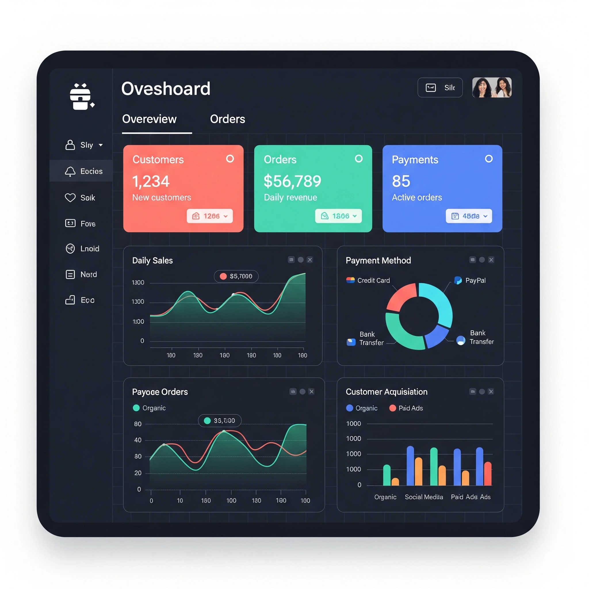 Custom website development process with automation, lead management, and payments